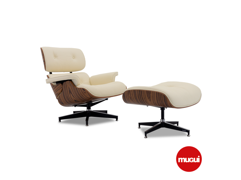 Butaca Lounge Eames SIL-MADERA