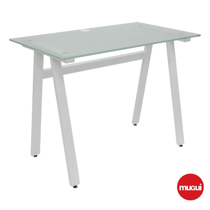 Escritorio de sobre en vidrio MMCF-000578 - MueblesMugui