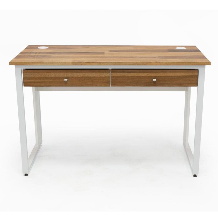 Escritorio de sobre en madera con gavetas y respaldo MMCFW-000546 - MueblesMugui