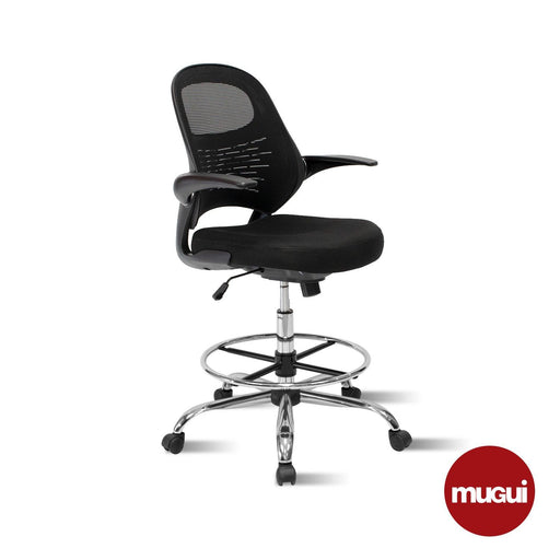 Silla ergonómica tipo cajero 61C - MueblesMugui