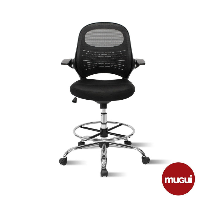 Silla ergonómica tipo cajero 61C - MueblesMugui