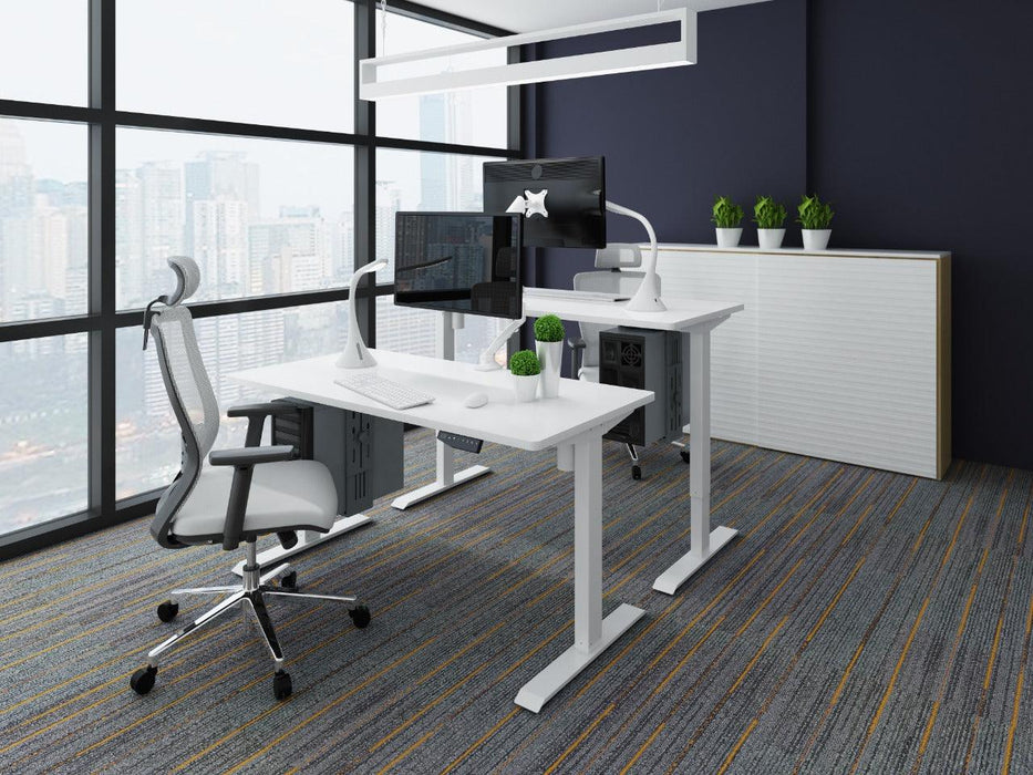 Escritorio ajustable programable melamina - MueblesMugui
