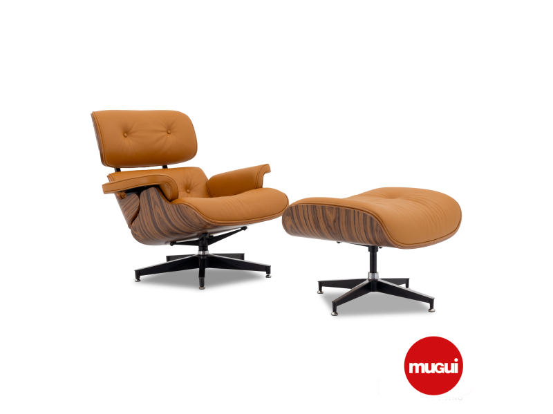 Butaca Lounge Eames SIL-MADERA