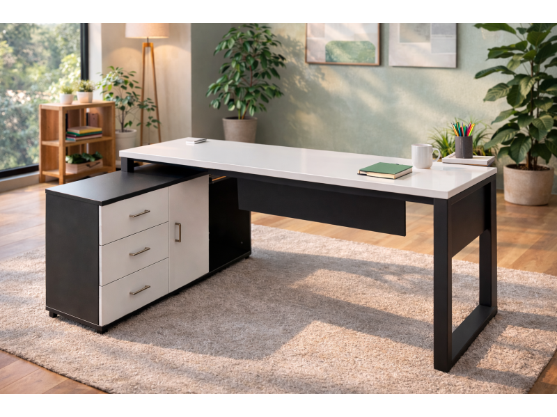 Escritorio ejecutivo con anexo de 180cm Valencia VAL-3519-18 (PREVENTA)
