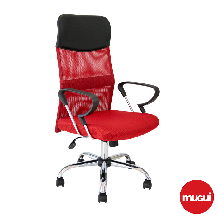 Silla ejecutiva alta negra MS-4007