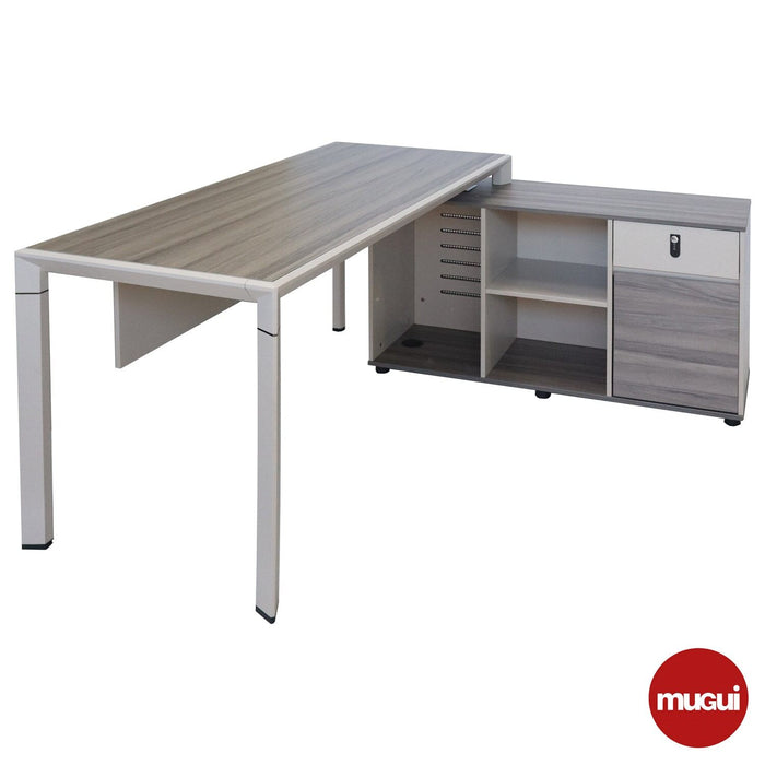 Escritorio en L de 185cm KEN-102-1850