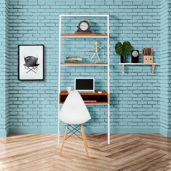Estante decorativo con esctitorio en madera VTAGE-20-MA