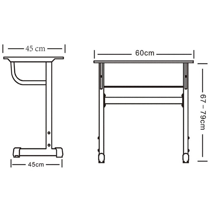Mesa tipo pupitre KAI-103 - MueblesMugui