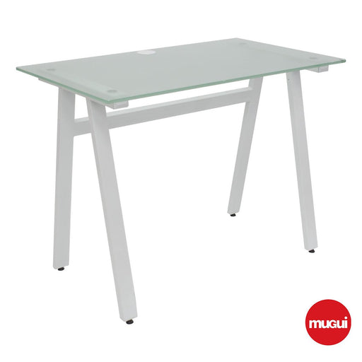 Escritorio de sobre en vidrio MMCF-000578 - MueblesMugui