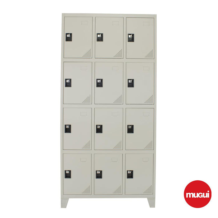 Locker metálico 12 compartimientos - MueblesMugui