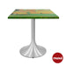 Base - Mesa Aluminium Tulip - MueblesMugui