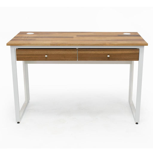 Escritorio de sobre en madera con gavetas y respaldo MMCFW-000546 - MueblesMugui