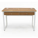 Escritorio de sobre en madera con gavetas y respaldo MMCFW-000546 - MueblesMugui