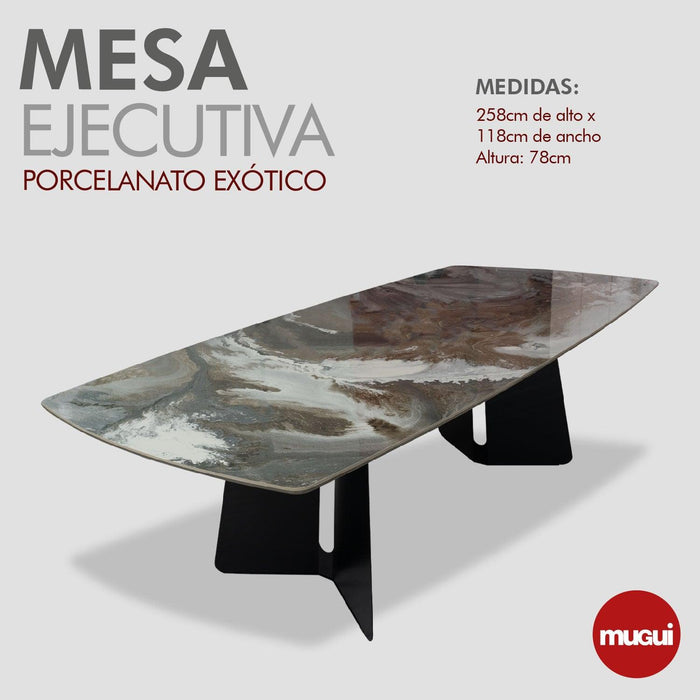 Mesa porcelanato Exótico MMCF-2512-CZ - MueblesMugui