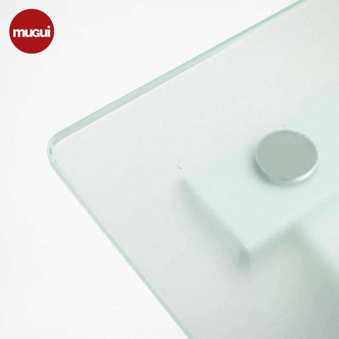 Escritorio de sobre en vidrio con gavetas - MueblesMugui